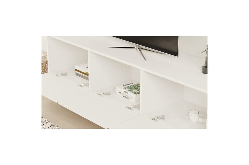 Tukums Tv-bänk 160 cm - Vit - Möbler - Tv möbel & mediamöbel - TV bänk & mediabänk