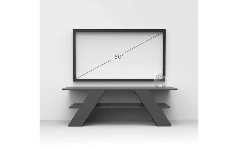 Tv-bänk & mediabänk Homitis TV-bänk Janesh Vit - Möbler - Tv möbel & mediamöbel - TV bänk & mediabänk