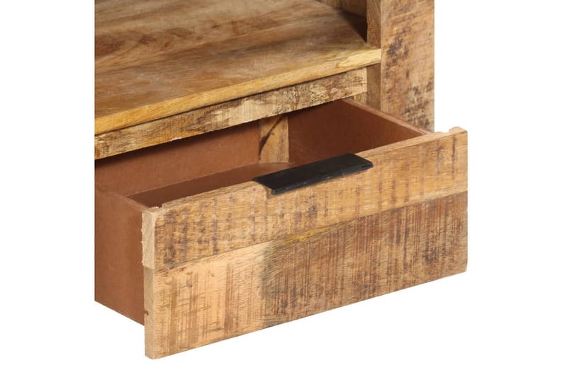 TV-bänk 110x30x40 cm grovt mangoträ - Brun - Möbler - Tv möbel & mediamöbel - TV bänk & mediabänk