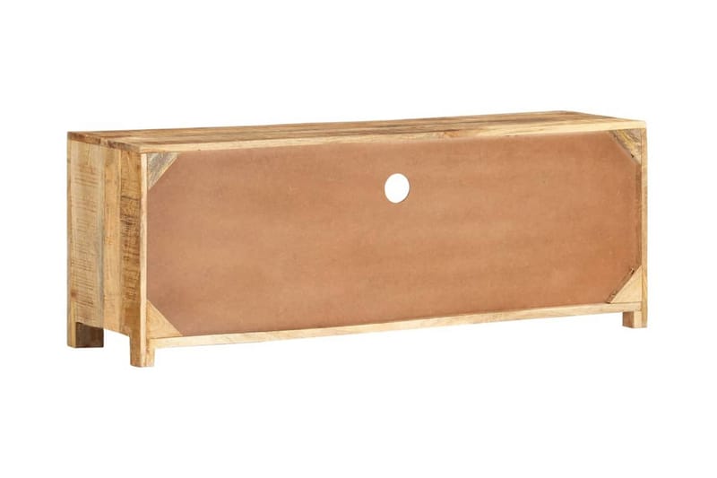 TV-bänk 110x30x40 cm grovt mangoträ - Brun - Möbler - Tv möbel & mediamöbel - TV bänk & mediabänk