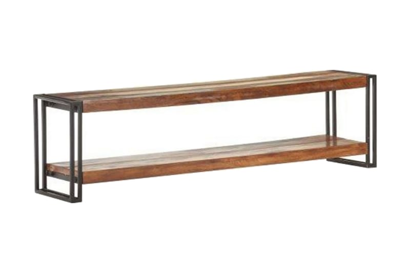 TV-bänk 150x30x40 cm massivt återvunnet trä - Brun - Möbler - Tv möbel & mediamöbel - TV bänk & mediabänk