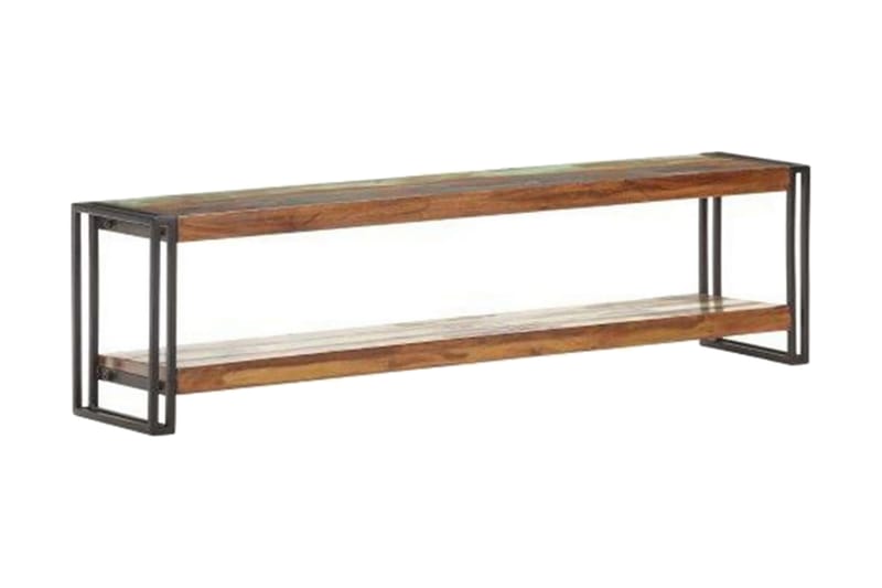 TV-bänk 150x30x40 cm massivt återvunnet trä - Brun - Möbler - Tv möbel & mediamöbel - TV bänk & mediabänk