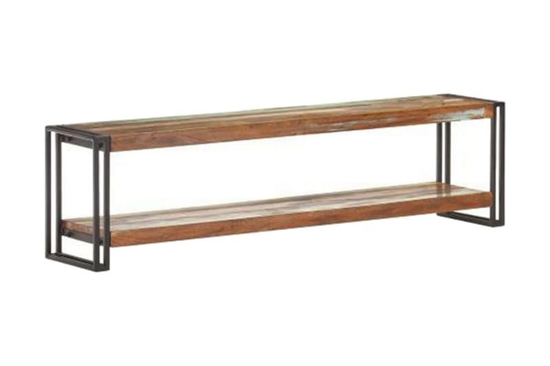 TV-bänk 150x30x40 cm massivt återvunnet trä - Brun - Möbler - Tv möbel & mediamöbel - TV bänk & mediabänk