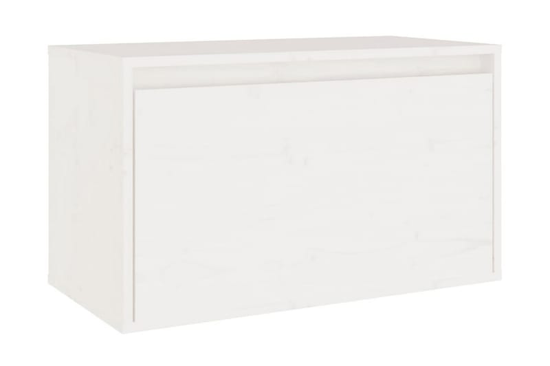 Tv-bänk 5 st vit massiv furu - Vit - Möbler - Tv möbel & mediamöbel - TV bänk & mediabänk