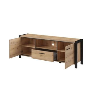 Tv-bänk Aktiv 2 dörrar 1 låda - 180 cm - Möbler - Tv möbel & mediamöbel - TV bänk & mediabänk