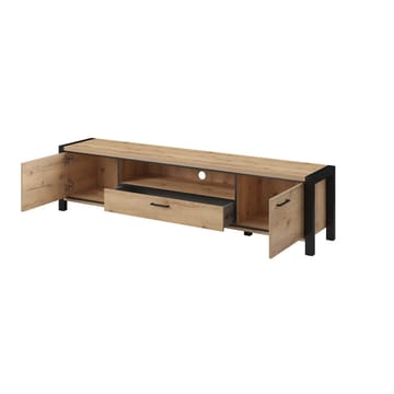 Tv-bänk Aktiv 2 dörrar 1 låda - 210 cm - Möbler - Tv möbel & mediamöbel - TV bänk & mediabänk
