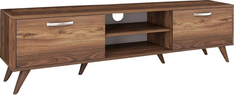 TV-bänk Anon 180 cm - Mörk valnöt - Möbler - Tv möbel & mediamöbel - TV bänk & mediabänk