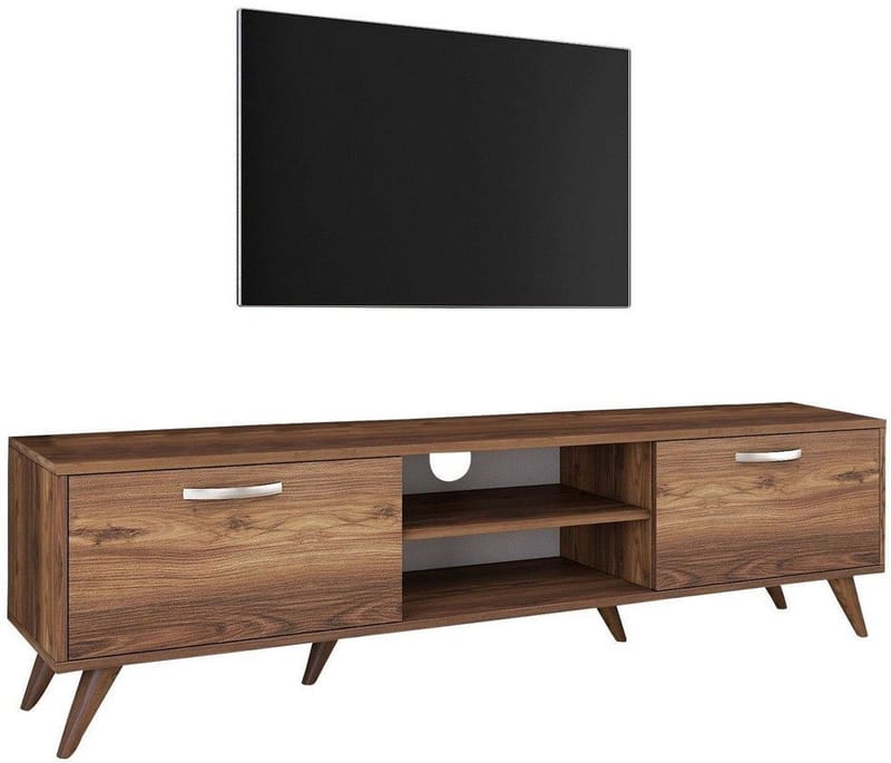 TV-bänk Anon 180 cm - Mörk valnöt - Möbler - Tv möbel & mediamöbel - TV bänk & mediabänk