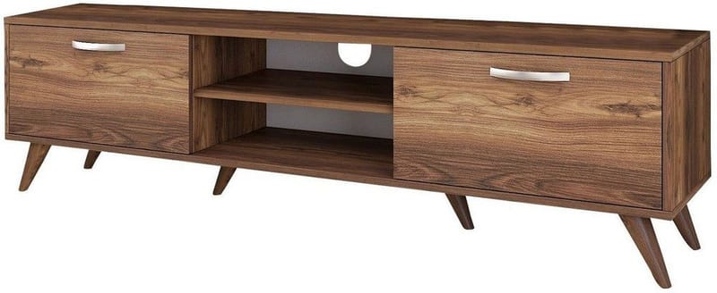 TV-bänk Anon 180 cm - Mörk valnöt - Möbler - Tv möbel & mediamöbel - TV bänk & mediabänk