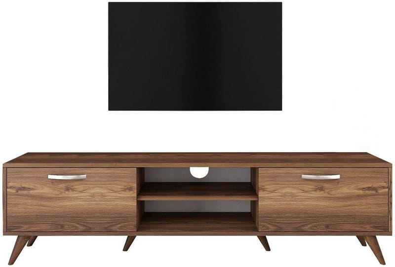 TV-bänk Anon 180 cm - Mörk valnöt - Möbler - Tv möbel & mediamöbel - TV bänk & mediabänk