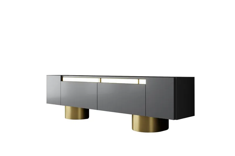 TV-bänk Antracit / Rany - Antracit / Rany - Möbler - Tv möbel & mediamöbel - TV bänk & mediabänk