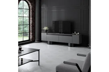 TV-bänk Antracit / Svart - Antracit / Svart - Möbler - Tv möbel & mediamöbel - TV bänk & mediabänk