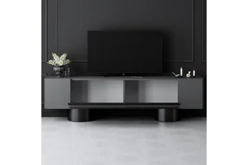 TV-bänk Antracit / Svart - Antracit / Svart - Möbler - Tv möbel & mediamöbel - TV bänk & mediabänk