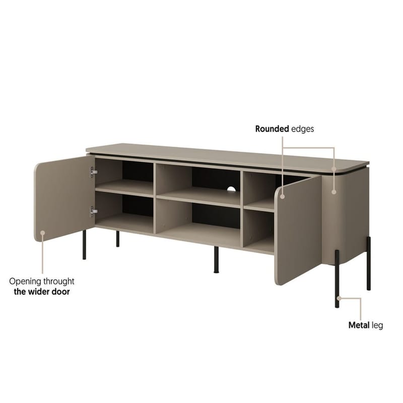 Tv-bänk Bello 2 dörrar - Möbler - Tv möbel & mediamöbel - TV bänk & mediabänk