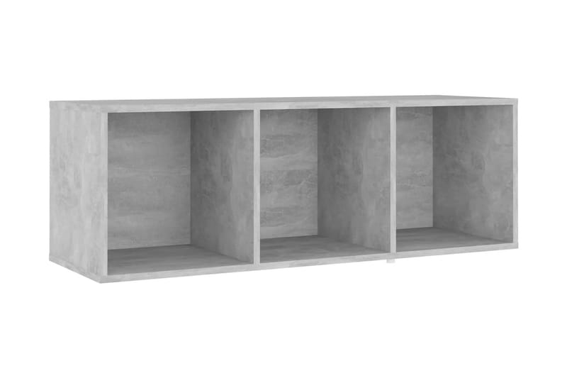 TV-bänk betonggrå 107x35x37 cm spånskiva - Grå - Möbler - Tv möbel & mediamöbel - TV bänk & mediabänk