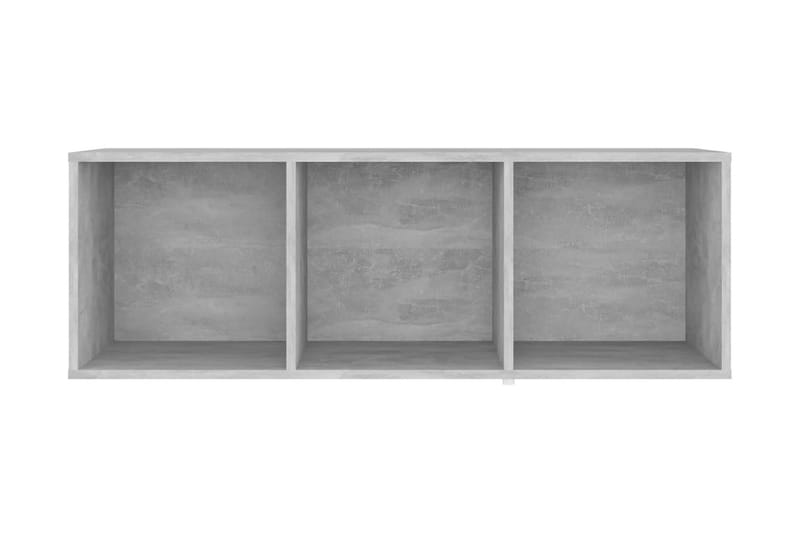 TV-bänk betonggrå 107x35x37 cm spånskiva - Grå - Möbler - Tv möbel & mediamöbel - TV bänk & mediabänk