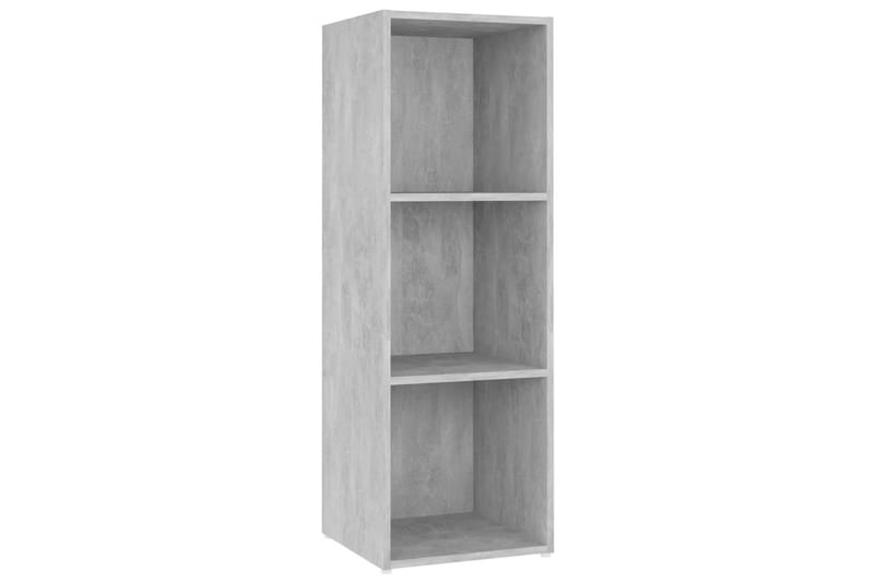 TV-bänk betonggrå 107x35x37 cm spånskiva - Grå - Möbler - Tv möbel & mediamöbel - TV bänk & mediabänk