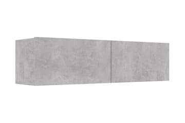 TV-bänk betonggrå 120x30x30 cm spånskiva