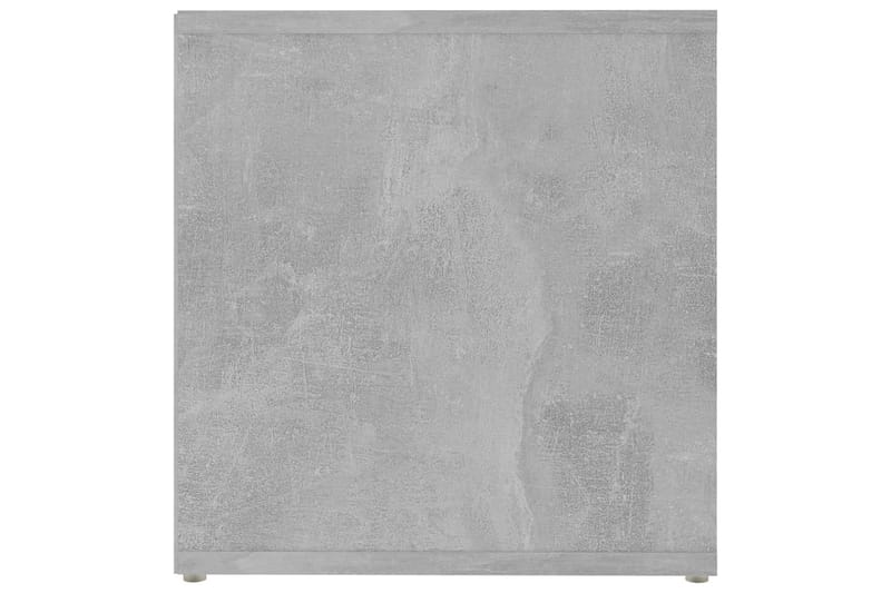 TV-bänk betonggrå 72x35x36,5 cm spånskiva - Grå - Möbler - Tv möbel & mediamöbel - TV bänk & mediabänk