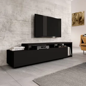 Tv-bänk Bota 1 låda - Svart supermatt - Möbler - Tv möbel & mediamöbel - TV bänk & mediabänk