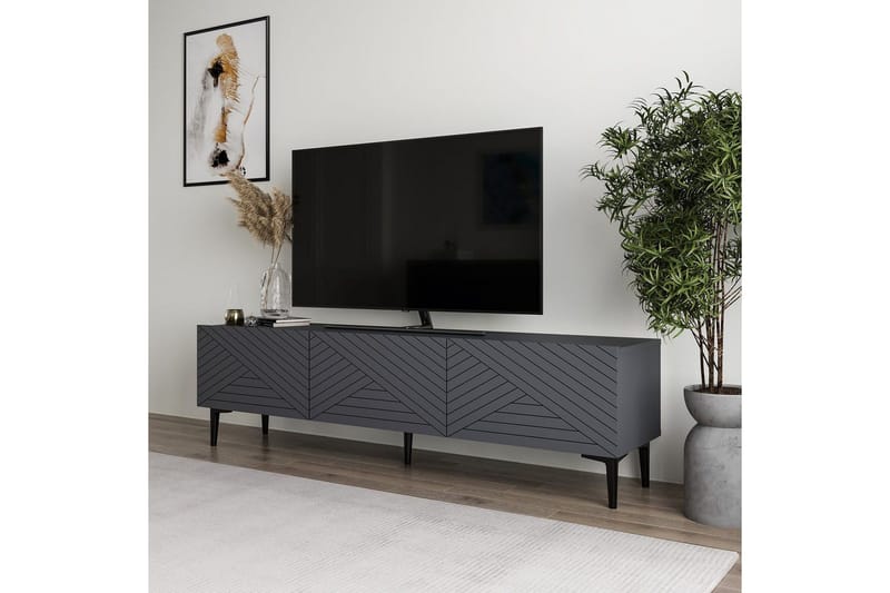 TV-bänk Botswana Antracit - Antracit - Möbler - Tv möbel & mediamöbel - TV bänk & mediabänk