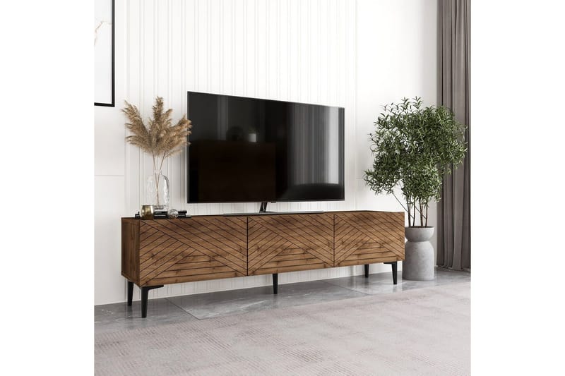 TV-bänk Botswana Valnöt - Valnöt - Möbler - Tv möbel & mediamöbel - TV bänk & mediabänk