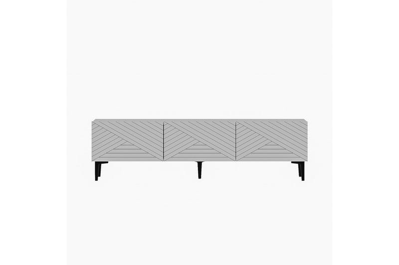 TV-bänk Botswana Vit - Vit - Möbler - Tv möbel & mediamöbel - TV bänk & mediabänk