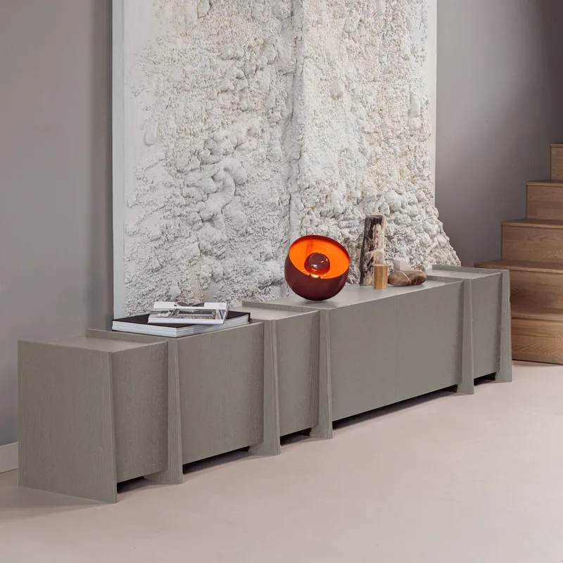 Tv-bänk Brock 102 cm - Varmgrå - Möbler - Tv möbel & mediamöbel - TV bänk & mediabänk