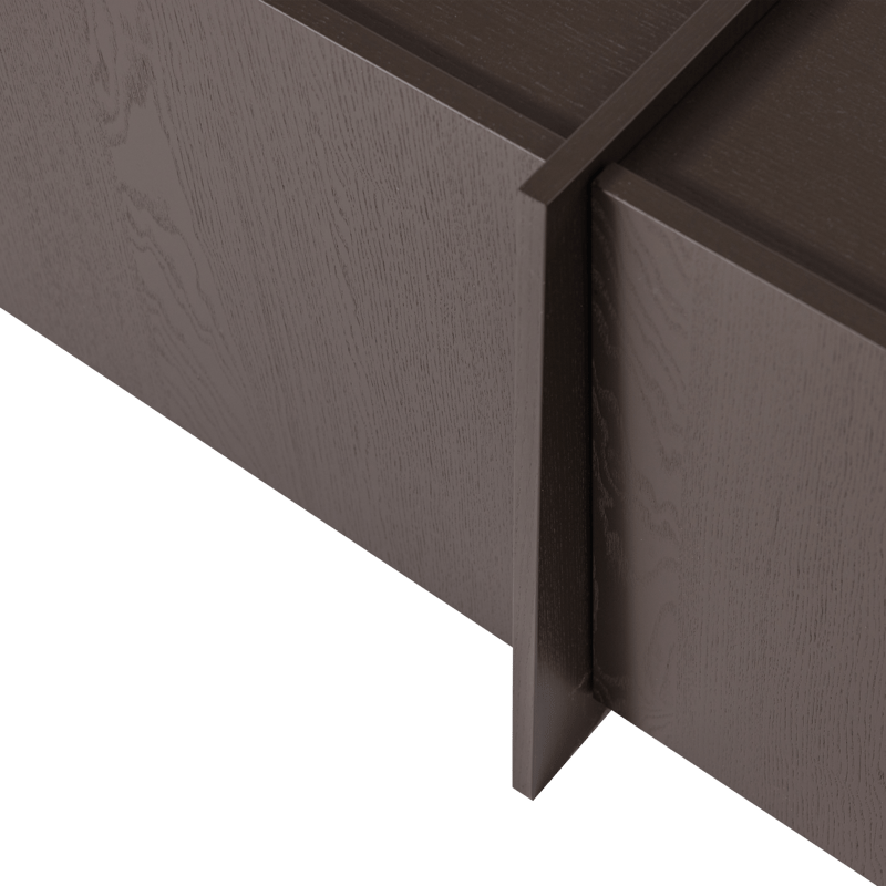 Tv-bänk Brock 200 cm - Mellanbrun - Möbler - Tv möbel & mediamöbel - TV skåp