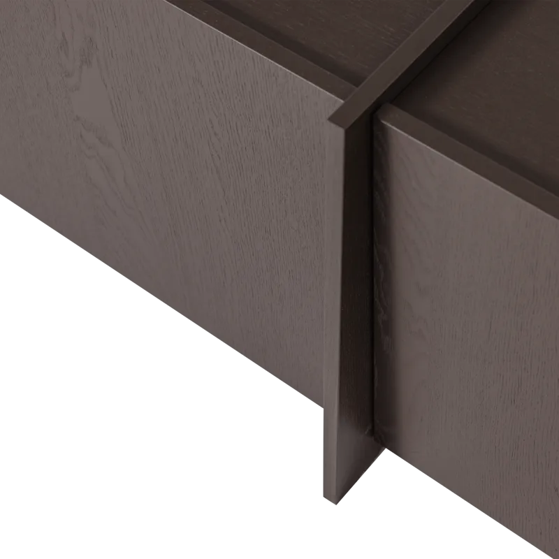 Tv-bänk Brock 200 cm - Mellanbrun - Möbler - Tv möbel & mediamöbel - TV skåp