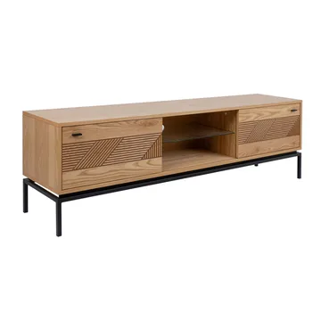 TV-bänk Cindy 180x40x55 cm MDF - ljus ek - Möbler - Tv möbel & mediamöbel - TV bänk & mediabänk