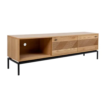 TV-bänk Cindy 180x40x55 cm MDF - ljus ek - Möbler - Tv möbel & mediamöbel - TV bänk & mediabänk