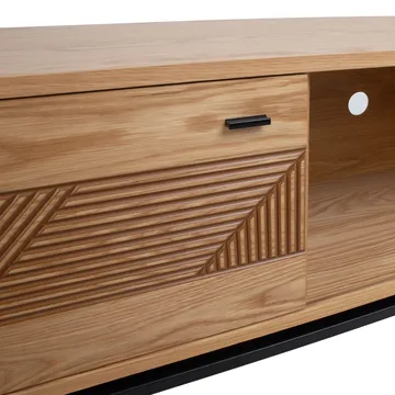 TV-bänk Cindy 180x40x55 cm MDF - ljus ek - Möbler - Tv möbel & mediamöbel - TV bänk & mediabänk