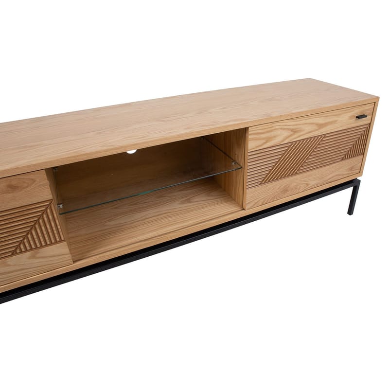 TV-bänk Cindy 180x40x55 cm MDF - ljus ek - Möbler - Tv möbel & mediamöbel - TV bänk & mediabänk