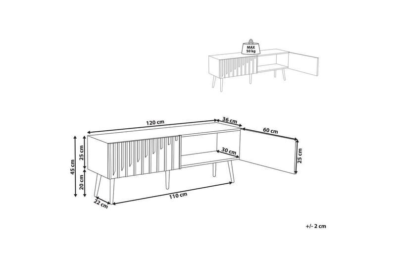 TV-bänk Dalcross - Möbler - Tv möbel & mediamöbel - TV bänk & mediabänk