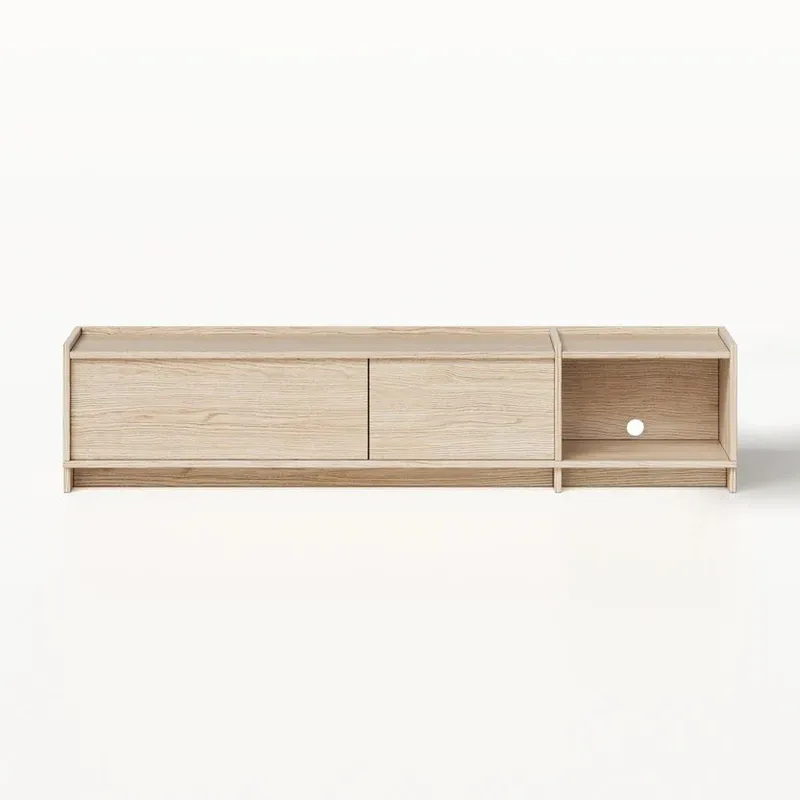 TV-bänk Deyloris 180 cm - ljust naturträ - Möbler - Tv möbel & mediamöbel - TV bänk & mediabänk