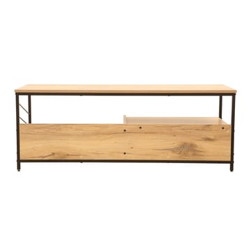 TV-bänk Dimitra 120x40x45 cm - ljust rustikt trä/svart - Möbler - Tv möbel & mediamöbel - TV bänk & mediabänk