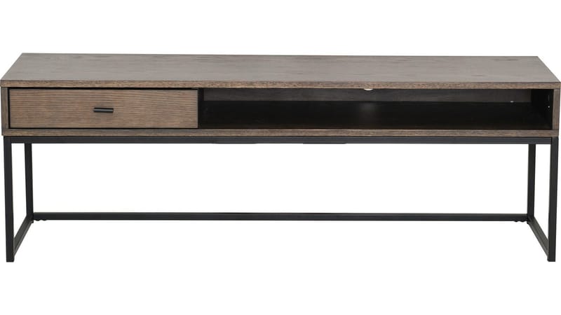 TV-bänk Eiknor 120 cm - Brunlackad ek - Möbler - Tv möbel & mediamöbel - TV bänk & mediabänk