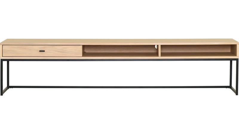 TV-bänk Eiknor 180 cm - Vitpigmenterad ekfaner - Möbler - Tv möbel & mediamöbel - TV bänk & mediabänk