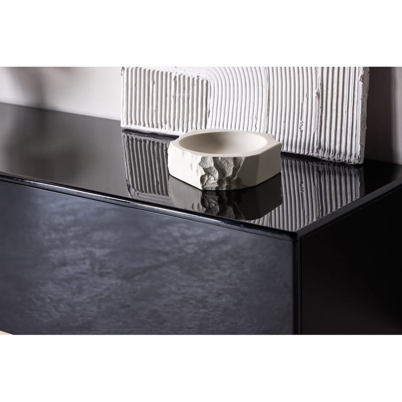 TV-bänk Fristad - Svart - Möbler - Tv möbel & mediamöbel - Mediastativ & väggfäste