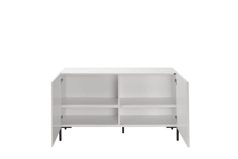 TV-bänk Galnor Almasi / Vit - Almasi / Vit - Möbler - Tv möbel & mediamöbel - TV bänk & mediabänk