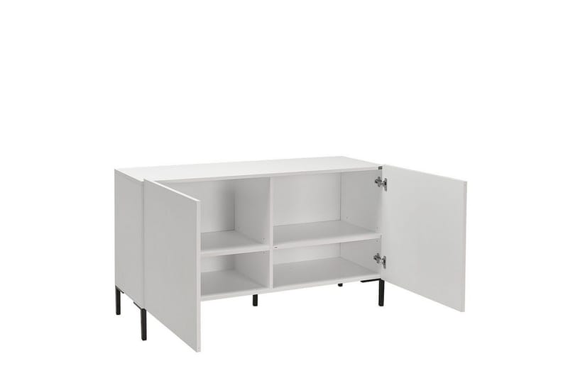 TV-bänk Galnor Almasi / Vit - Almasi / Vit - Möbler - Tv möbel & mediamöbel - TV bänk & mediabänk