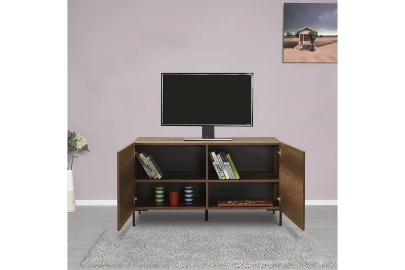 TV-bänk Galnor Valnöt - Oslo Valnöt - Möbler - Tv möbel & mediamöbel - TV bänk & mediabänk