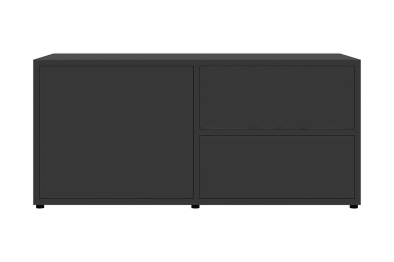 TV-bänk grå 80x34x36 cm spånskiva - Grå - TV bänk & mediabänk