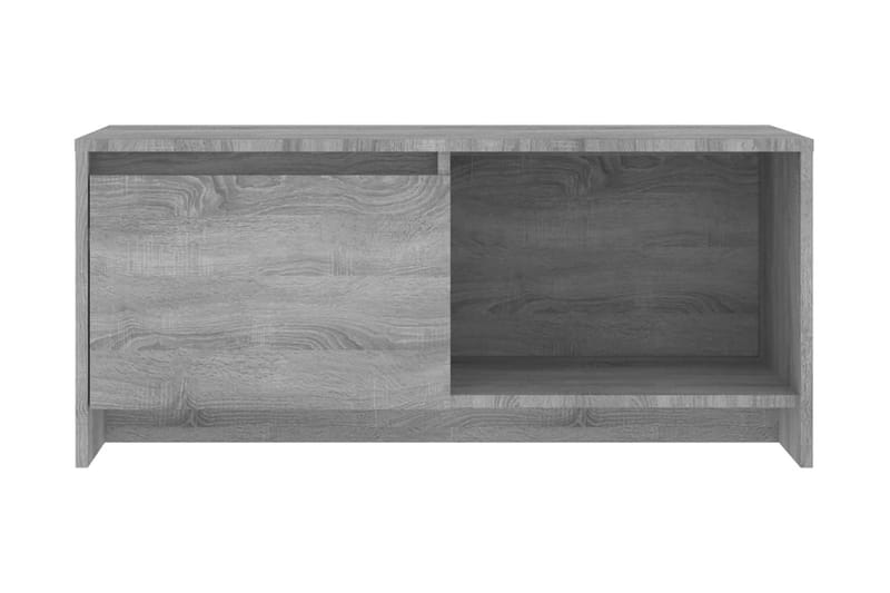 TV-bänk grå sonoma 90x35x40 cm spånskiva - Grå - Möbler - Tv möbel & mediamöbel - TV bänk & mediabänk