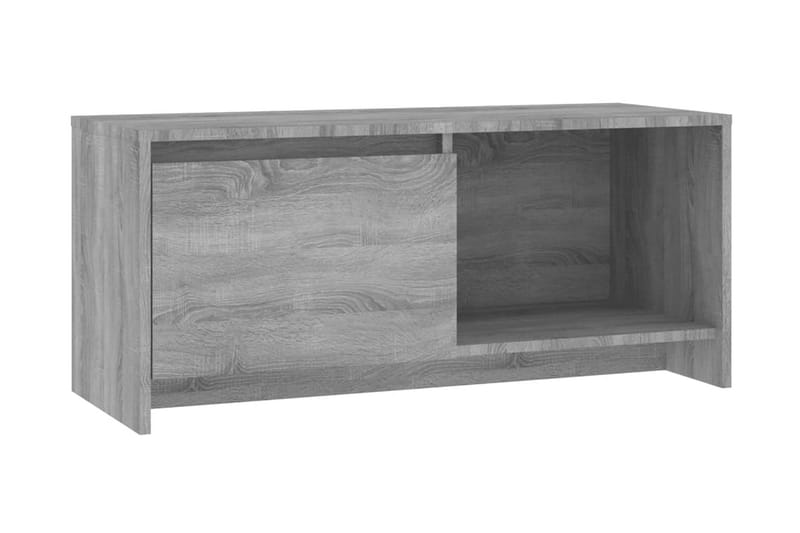 TV-bänk grå sonoma 90x35x40 cm spånskiva - Grå - Möbler - Tv möbel & mediamöbel - TV bänk & mediabänk
