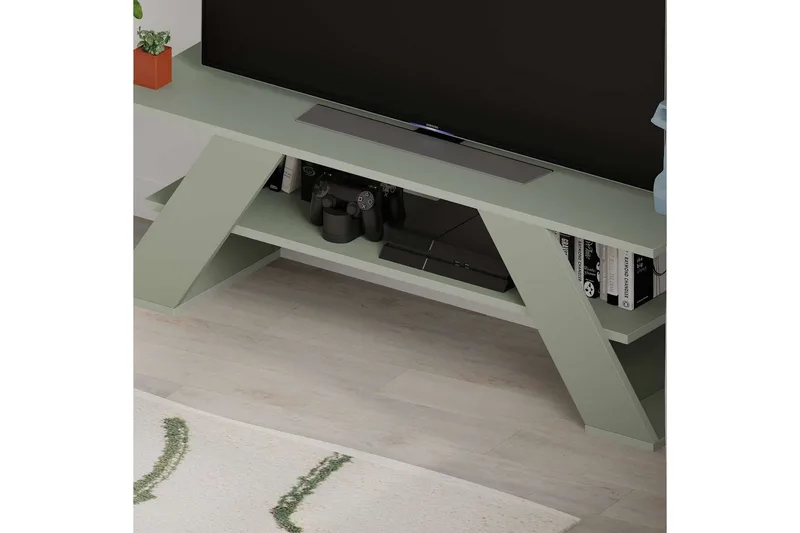 TV-bänk Janesh Askgrön - Askgrön - Möbler - Tv möbel & mediamöbel - TV bänk & mediabänk