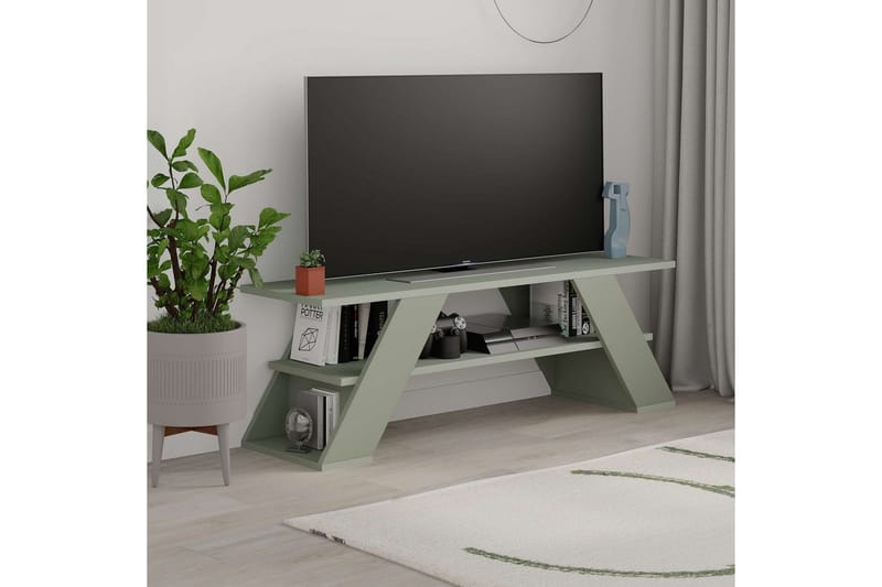 TV-bänk Janesh Askgrön - Askgrön - Möbler - Tv möbel & mediamöbel - TV bänk & mediabänk