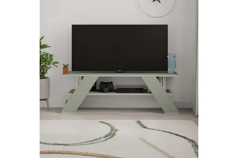 TV-bänk Janesh Askgrön - Askgrön - Möbler - Tv möbel & mediamöbel - TV bänk & mediabänk