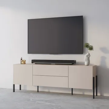 TV-bänk Jukon 2 Dörrar med 2 Lådor - Kashmir - Möbler - Tv möbel & mediamöbel - TV bänk & mediabänk